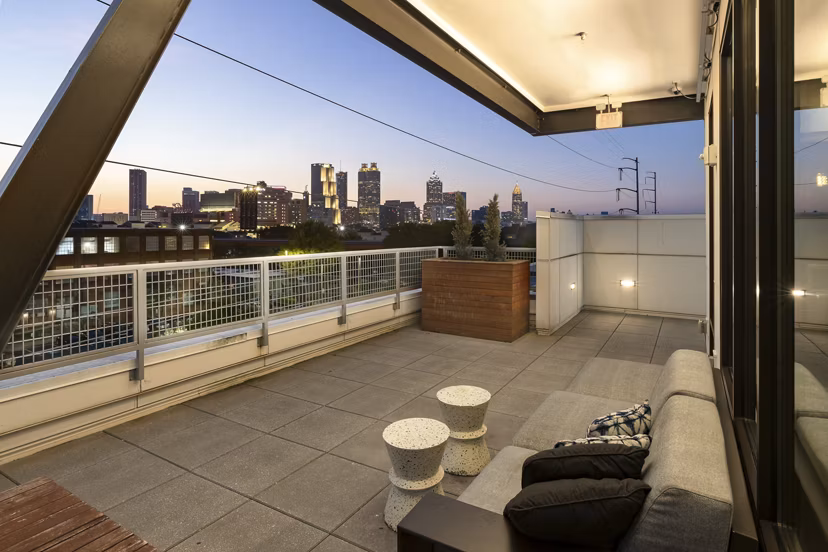 patio at Marchon Apartments