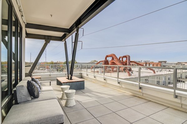 patio at Marchon Apartments