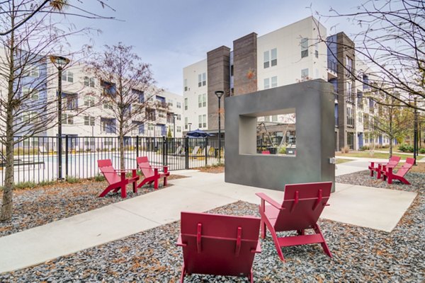 patio at Marchon Apartments