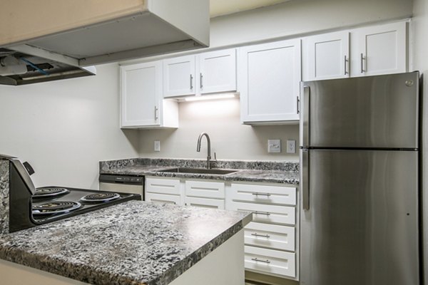 kitchen at Canoan Village Apartments