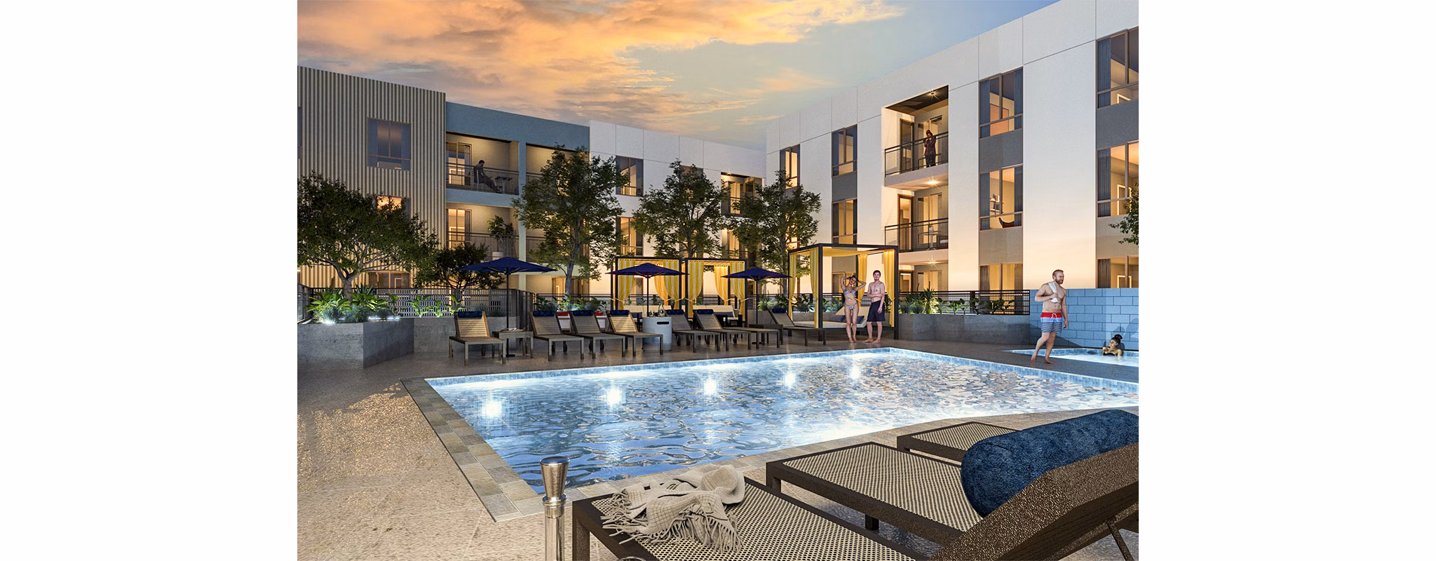rendering at The Orchard Apartments