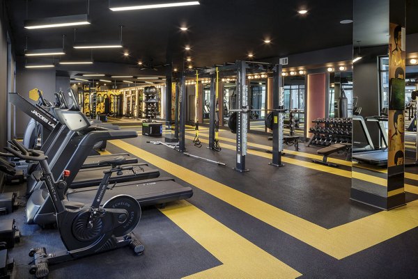 : fitness center at Broadstone Pullman Apartments