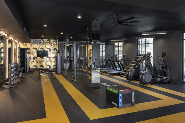 : fitness center at Broadstone Pullman Apartments