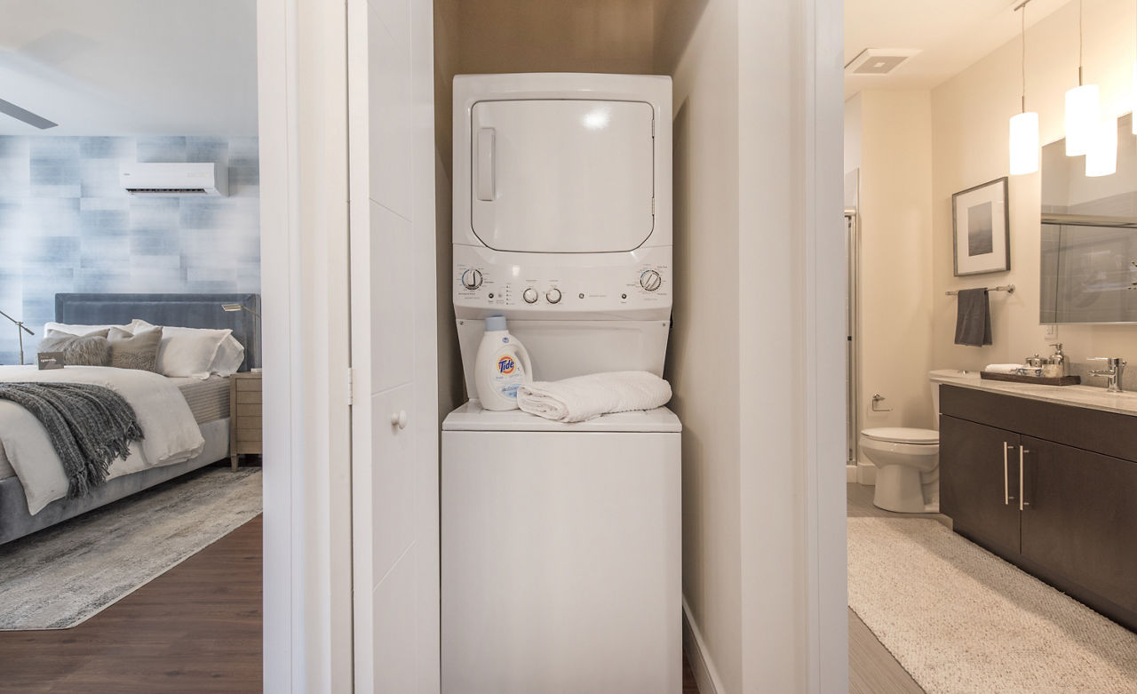 Laundry room at The Eliot On Ocean