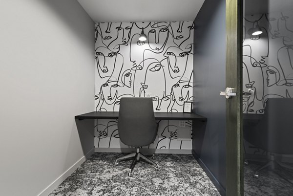 clubhouse at 1717 Evanston Apartments 