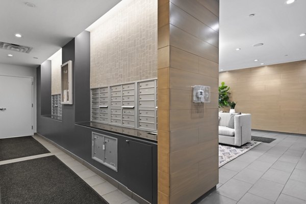 mail room at 1717 Evanston Apartments 