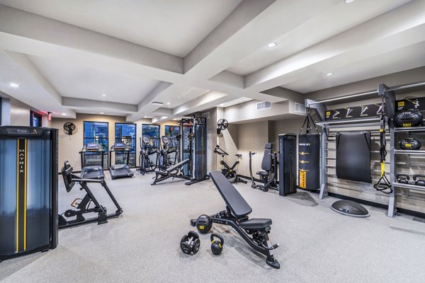 fitness center at Alcove Apartments