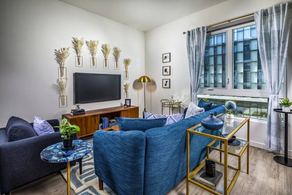living room at Magnolia & Broadway Apartments