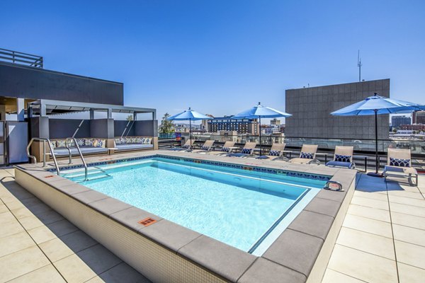 pool at Magnolia & Broadway Apartments