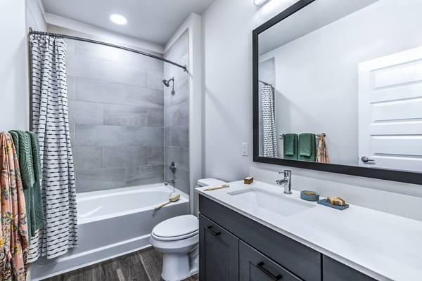 bathroom at Perch Apartments