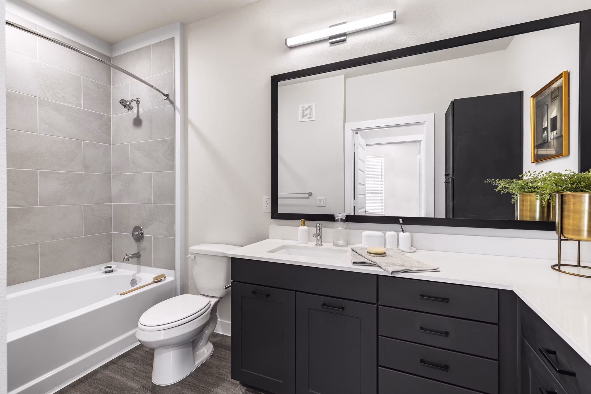 bathroom at Perch Apartments