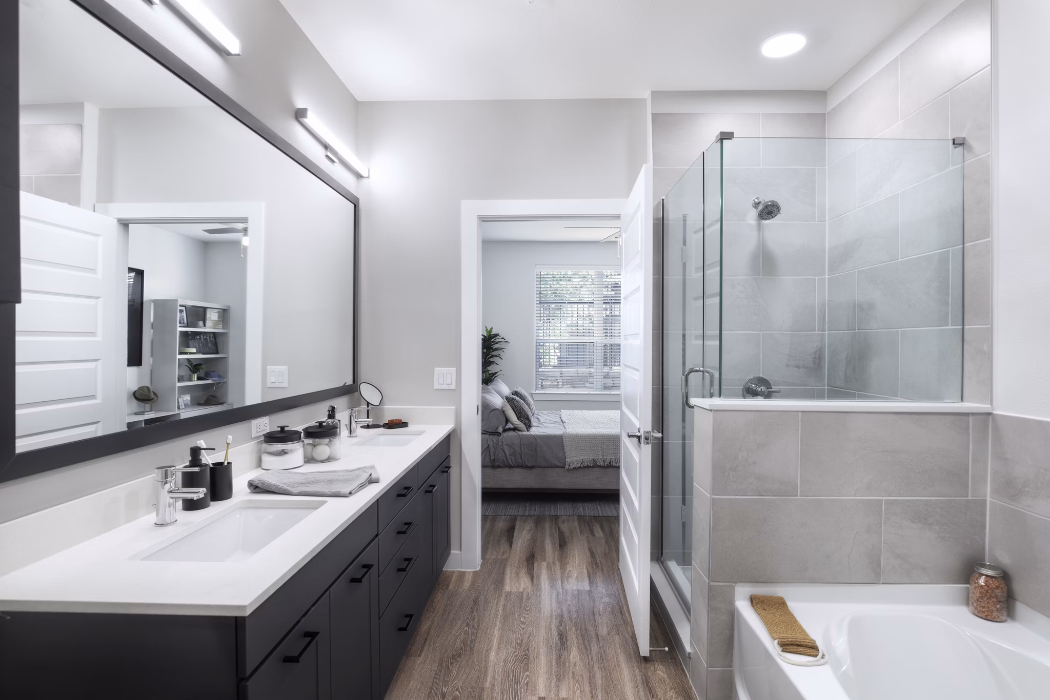bathroom at Perch Apartments
