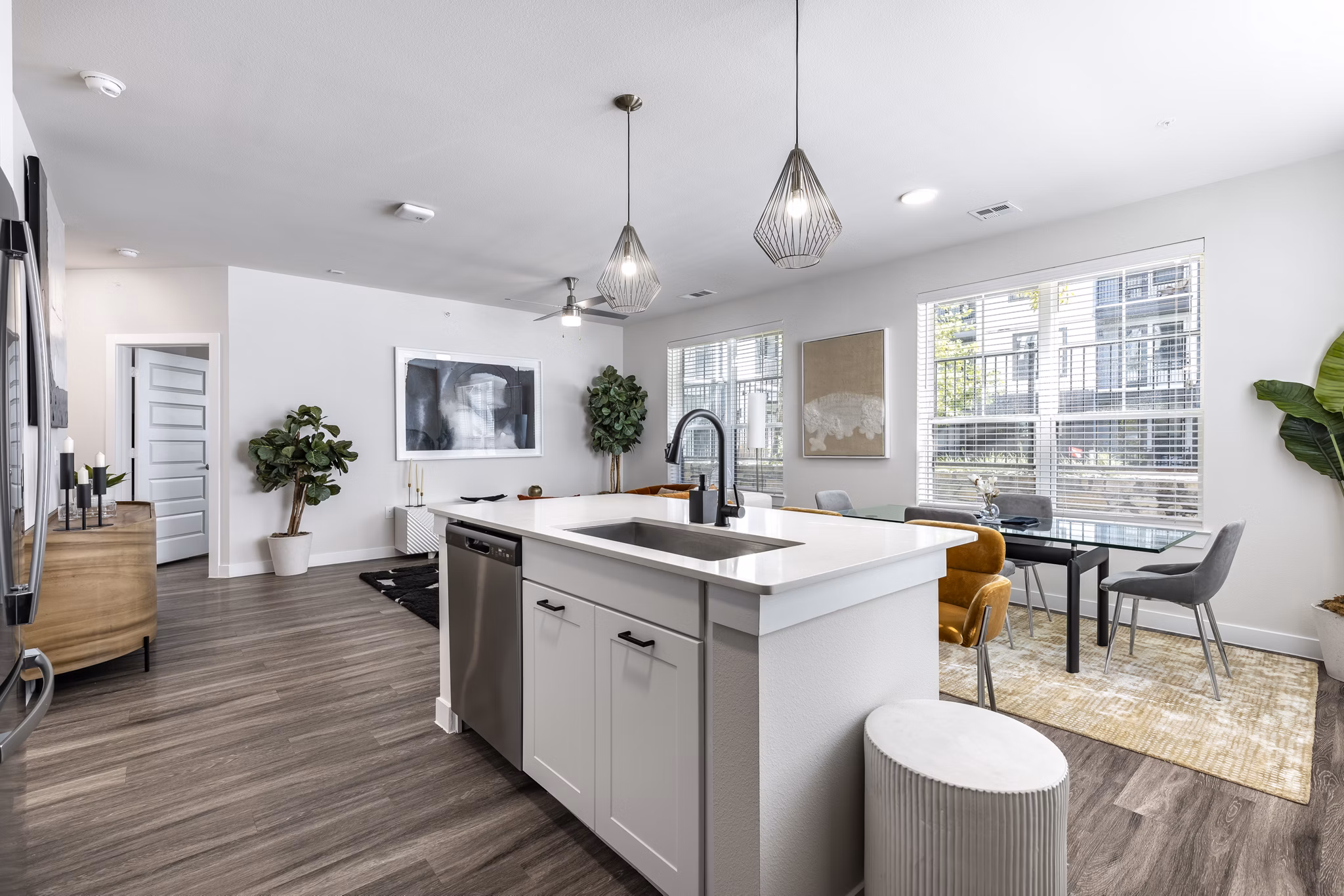 kitchen at Perch Apartments