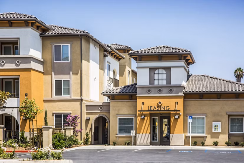 Contemporary clubhouse and leasing office at Haven76 Apartments, offering welcoming spaces for residents and visitors