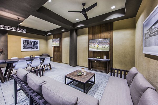 Modern clubhouse with elegant design at Haven76 Apartments