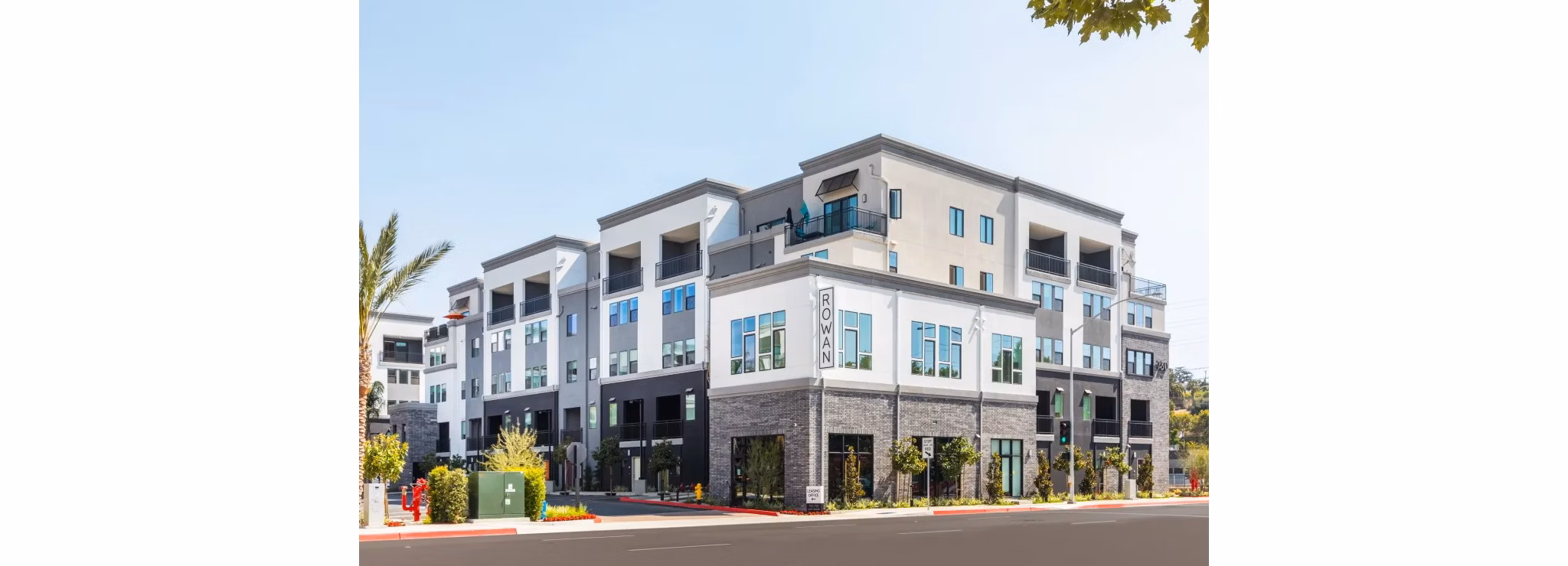 exterior at Rowan Apartments