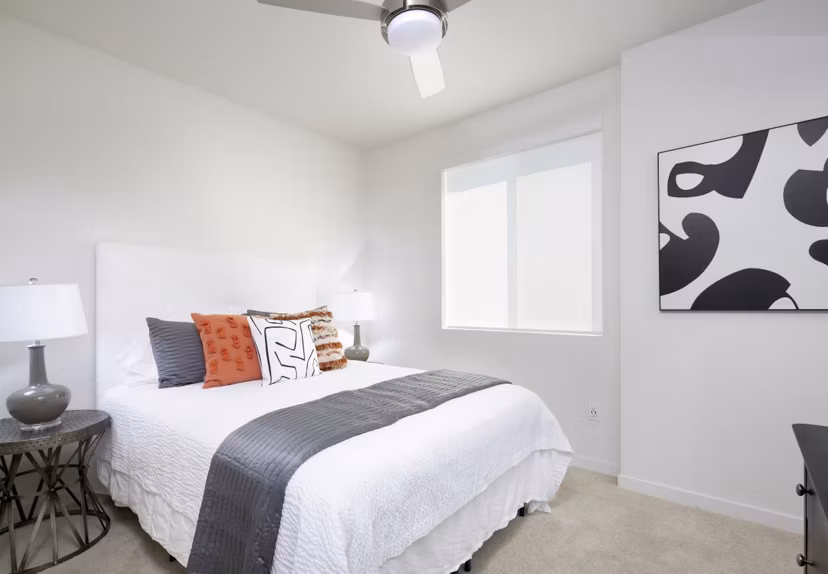 bedroom at Rowan Apartments