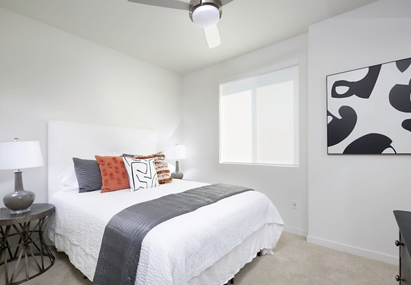 bedroom at Rowan Apartments