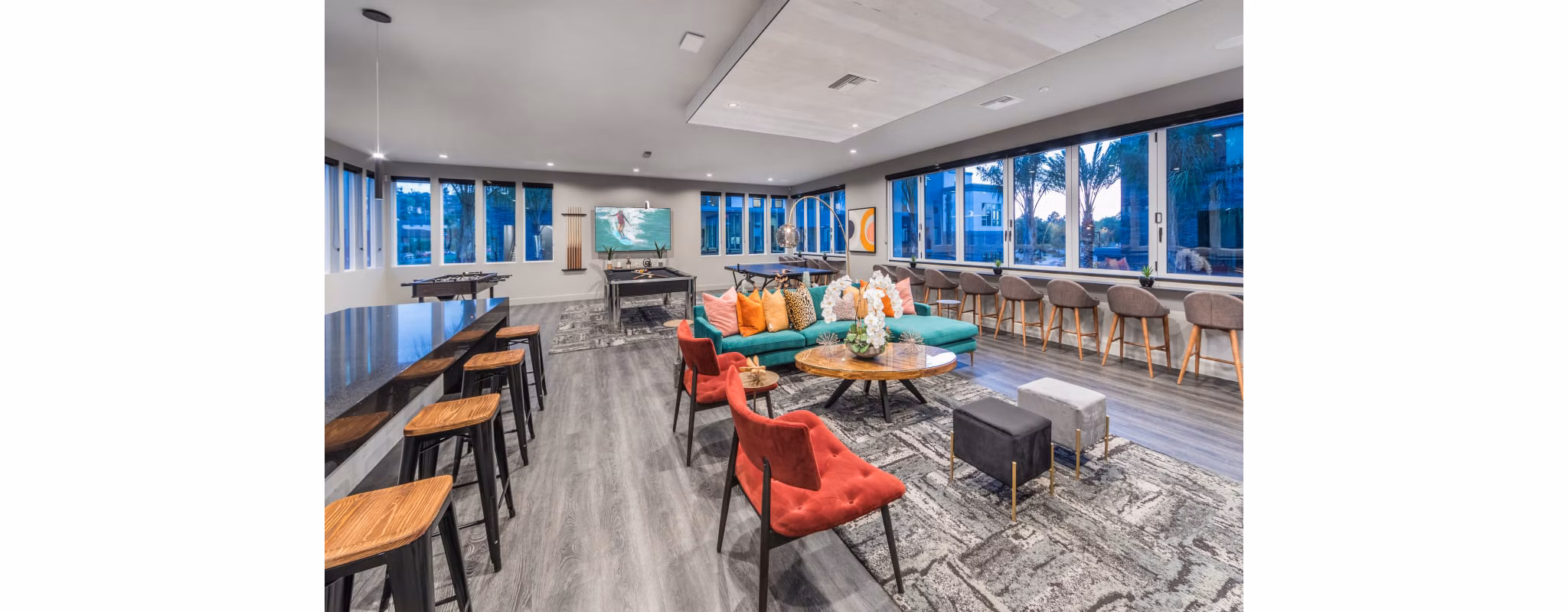 clubhouse at Rowan Apartments