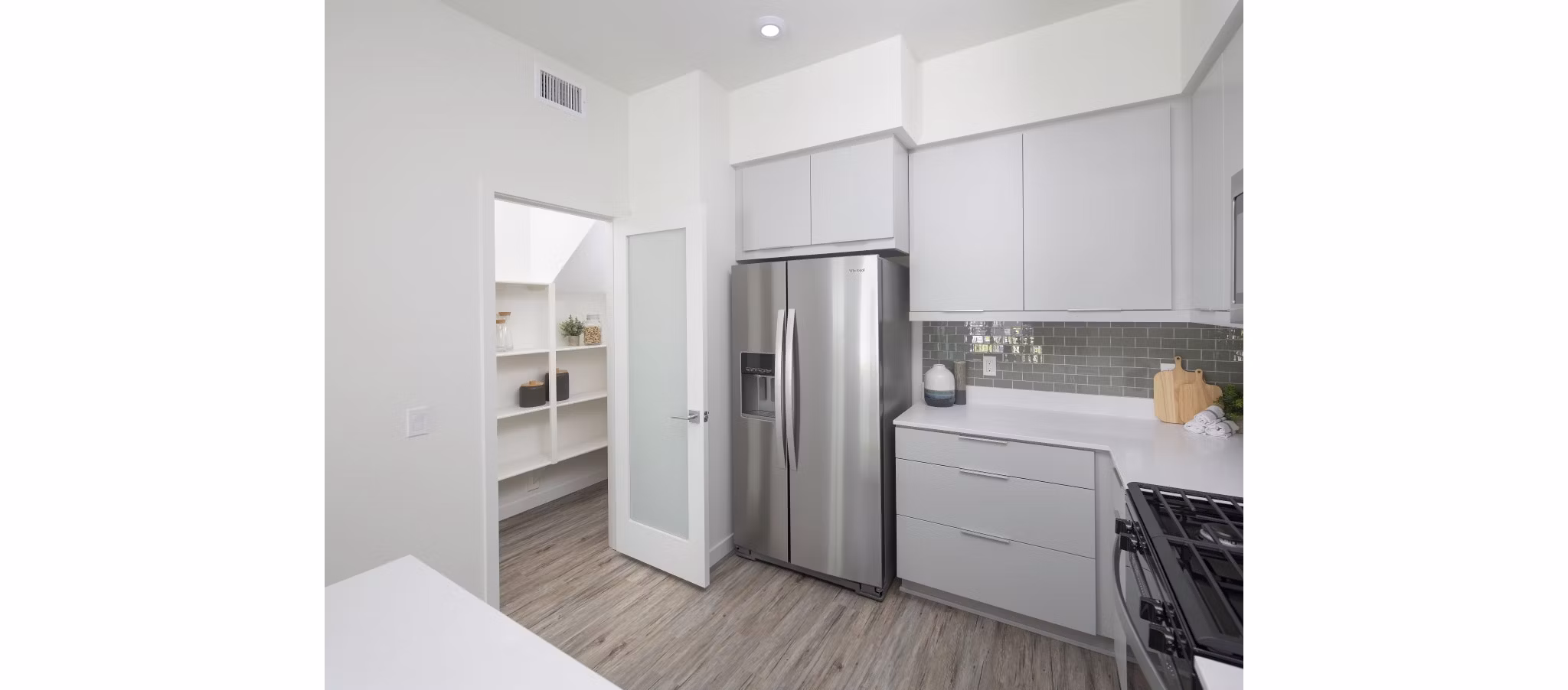 kitchen at Rowan Apartments