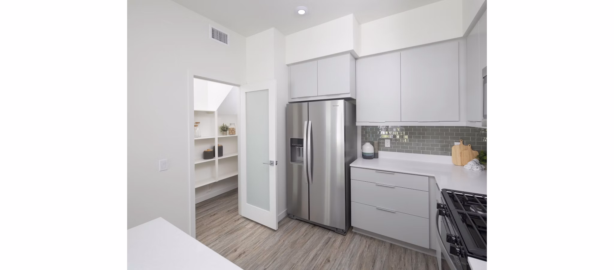 kitchen at Rowan Apartments