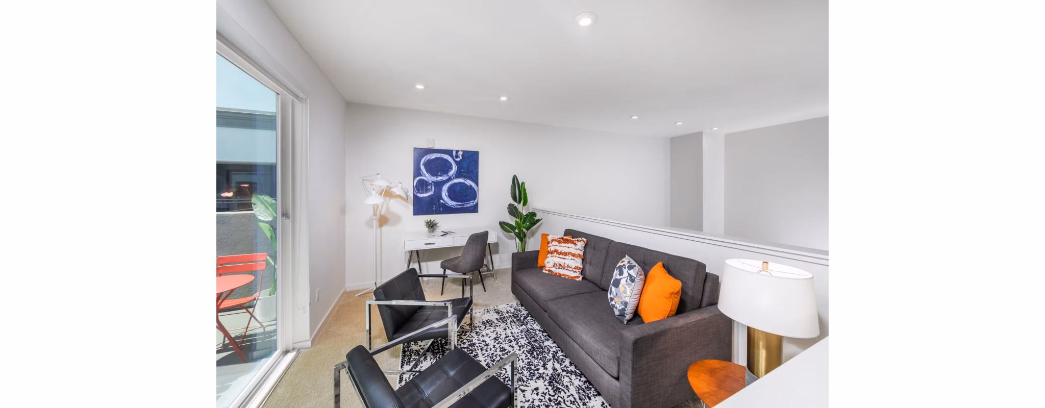 living room at Rowan Apartments