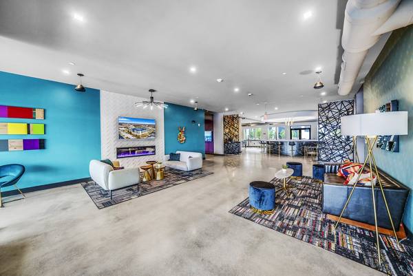 clubhouse/lobby at Beckon Collective Apartments