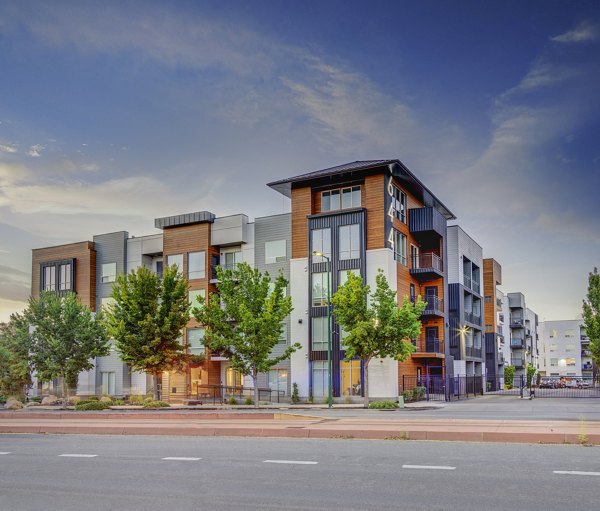 exterior at 644 City Station Apartments