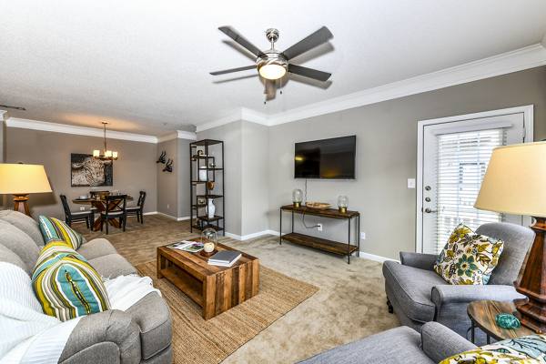 living room at Assembly Eagles Landing Apartments