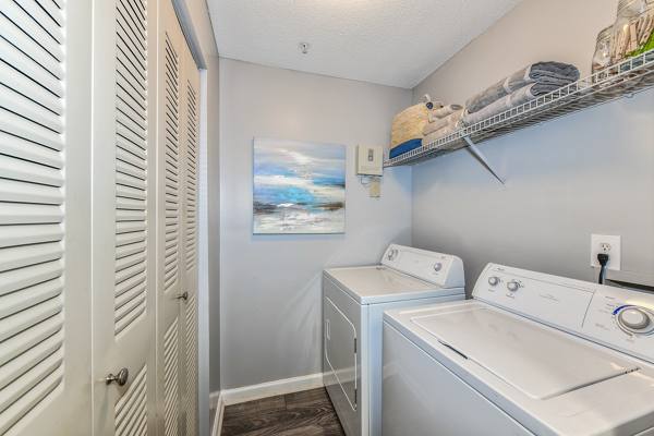 laundry room at Assembly Eagles Landing Apartments