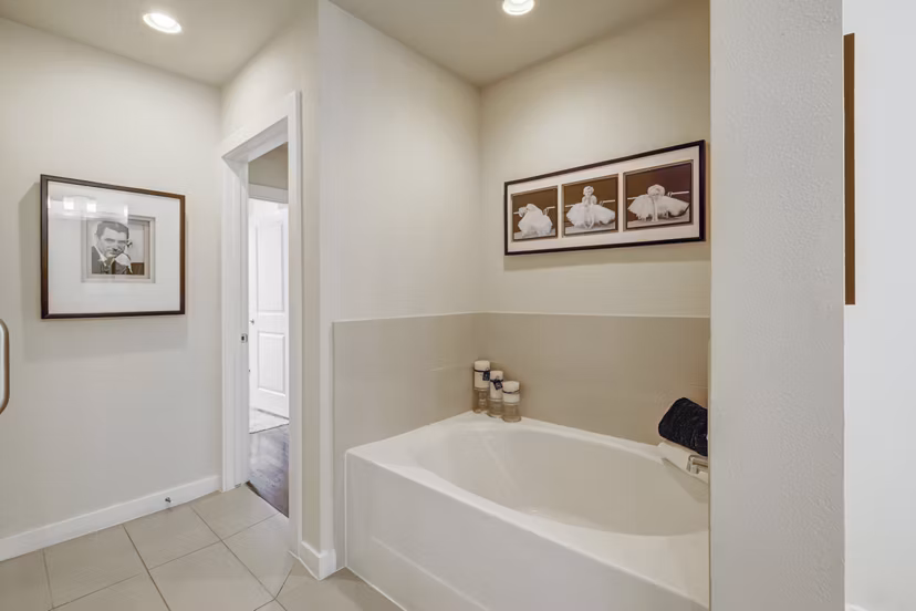 bathroom at 2900 West Dallas Apartments 