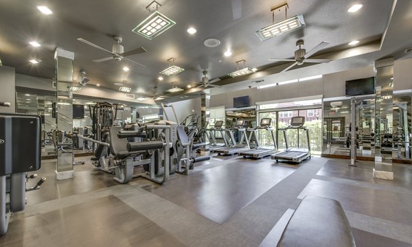 State-of-the-art fitness center with modern equipment at 2900 West Dallas Apartments