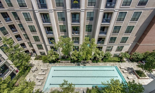 Resort-style pool area at 2900 West Dallas Apartments offering luxury relaxation and modern amenities, perfect for residents seeking comfort