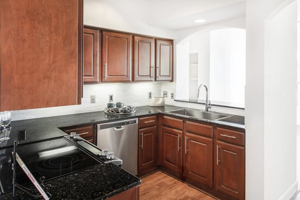 Clubhouse featuring modern design and seating areas in Jackson Hill Apartments
