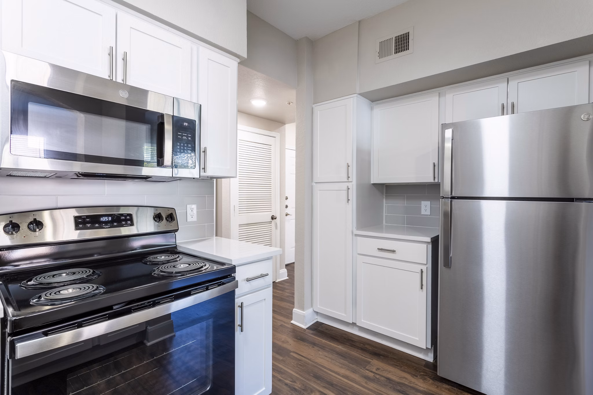 kitchen at Jackson Hill Apartments