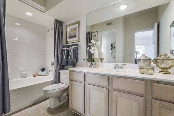 bathroom at Las Palmas Apartments