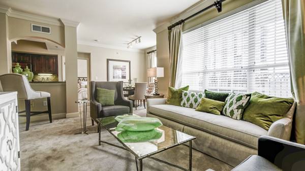 living room at Phipps Place Apartments