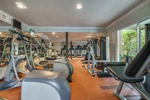 fitness center at The Creole on Yorktown Apartments