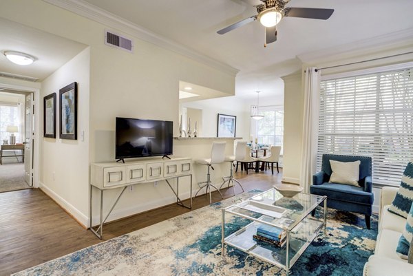 living room at Park at Armand Bayou Apartments