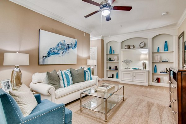 living room at Park at Armand Bayou Apartments