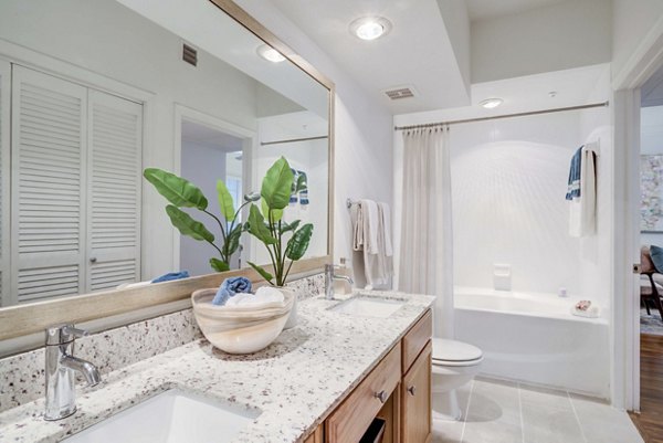 bathroom at Park on Memorial Apartments 