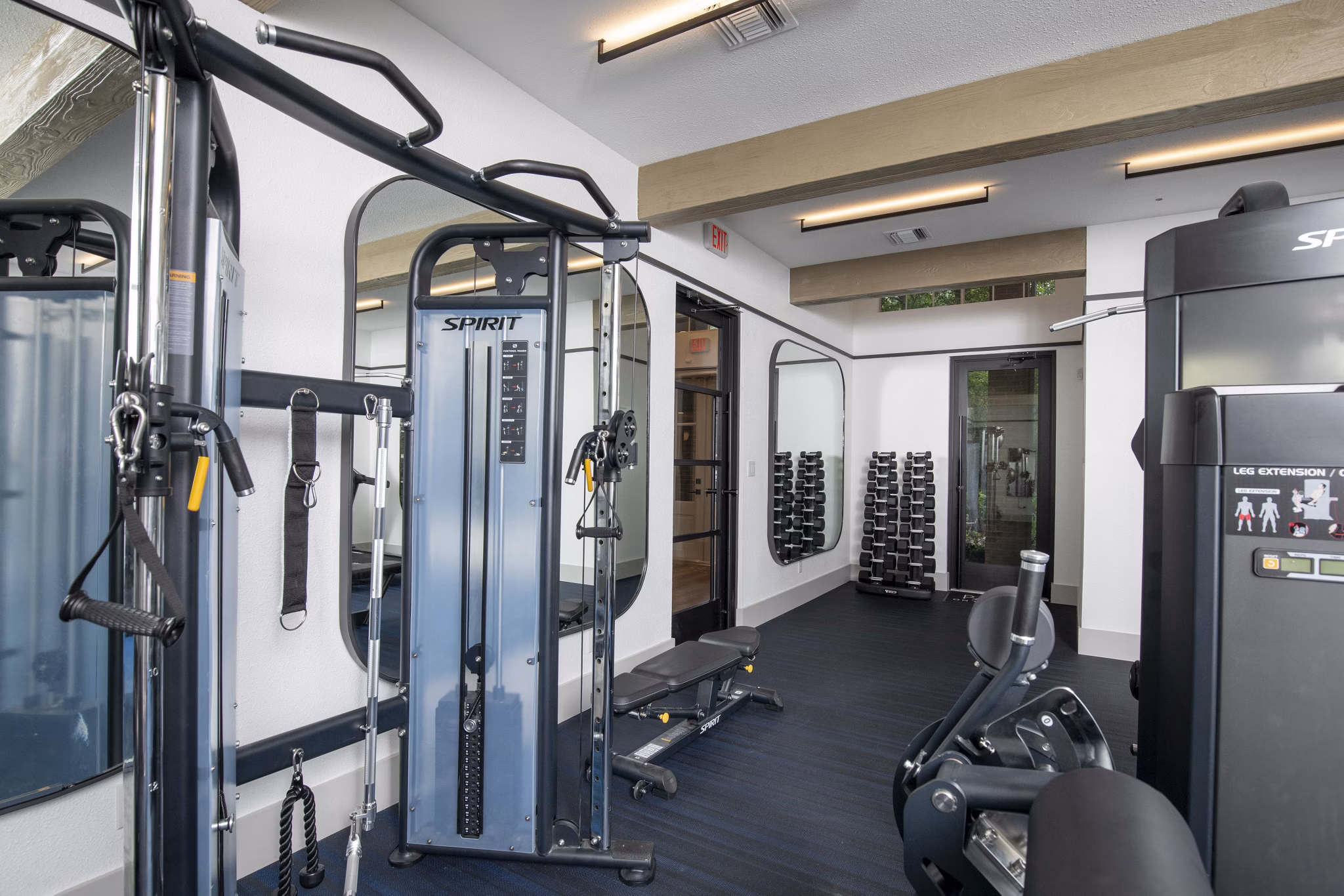 Fitness Center at Park On Memorial Apartments