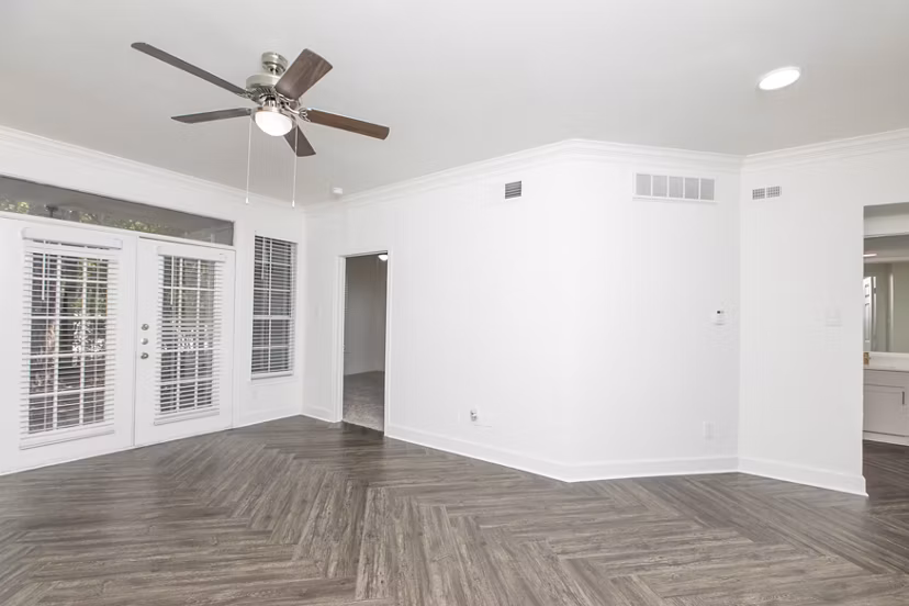 living room at Park on Memorial Apartments 