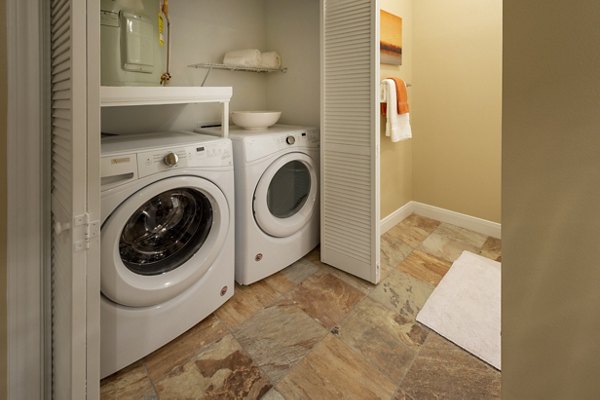 laundry room at The Park on Memorial Apartments