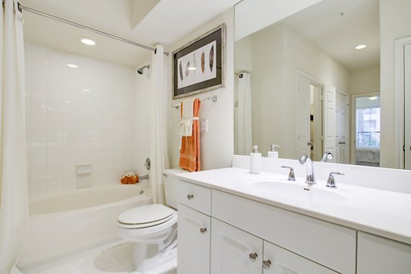 bathroom at Park at River Oaks Apartments