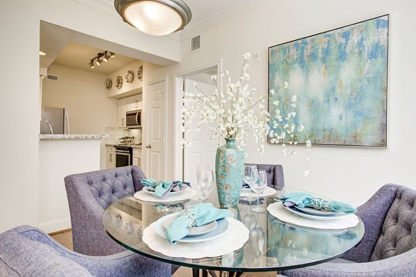 dining room at Park at River Oaks Apartments