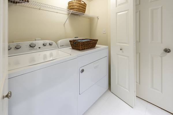 laundry room at The Park at River Oaks Apartments