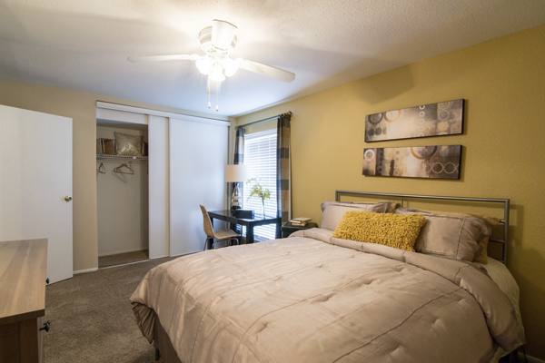 bedroom at The Pines of Woodforest Apartments