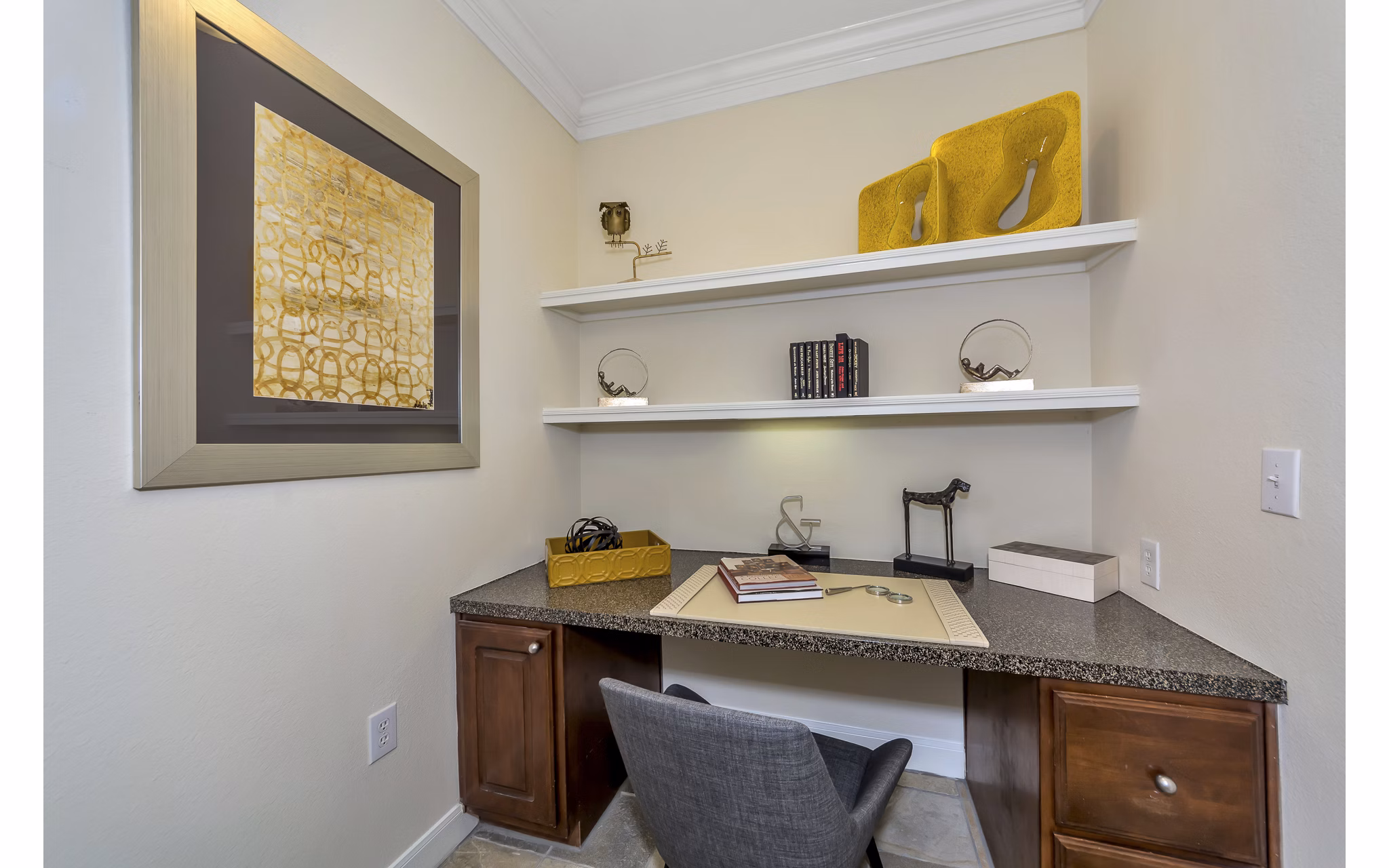 Elegant clubhouse with modern furnishings at Renaissance at Preston Hollow Apartments
