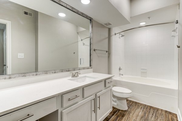 bathroom at Village on the Lake Apartments 